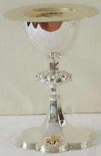 Solid Sterling silver English Gothic Chalice